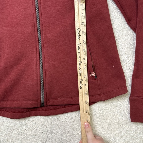 Kuhl Spekter Full Zip Jacket Women's Size Medium Red Outdoor Hiking Sweatshirt - Picture 5 of 13